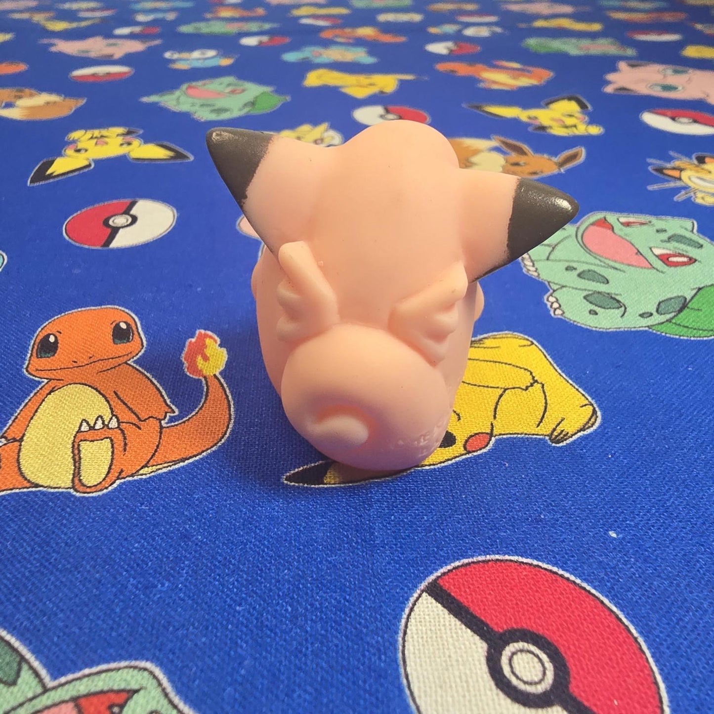 Pokemon Clefairy Figure Finger Puppet 1996 Nintendo Bandai Vintage PVC Japan USA