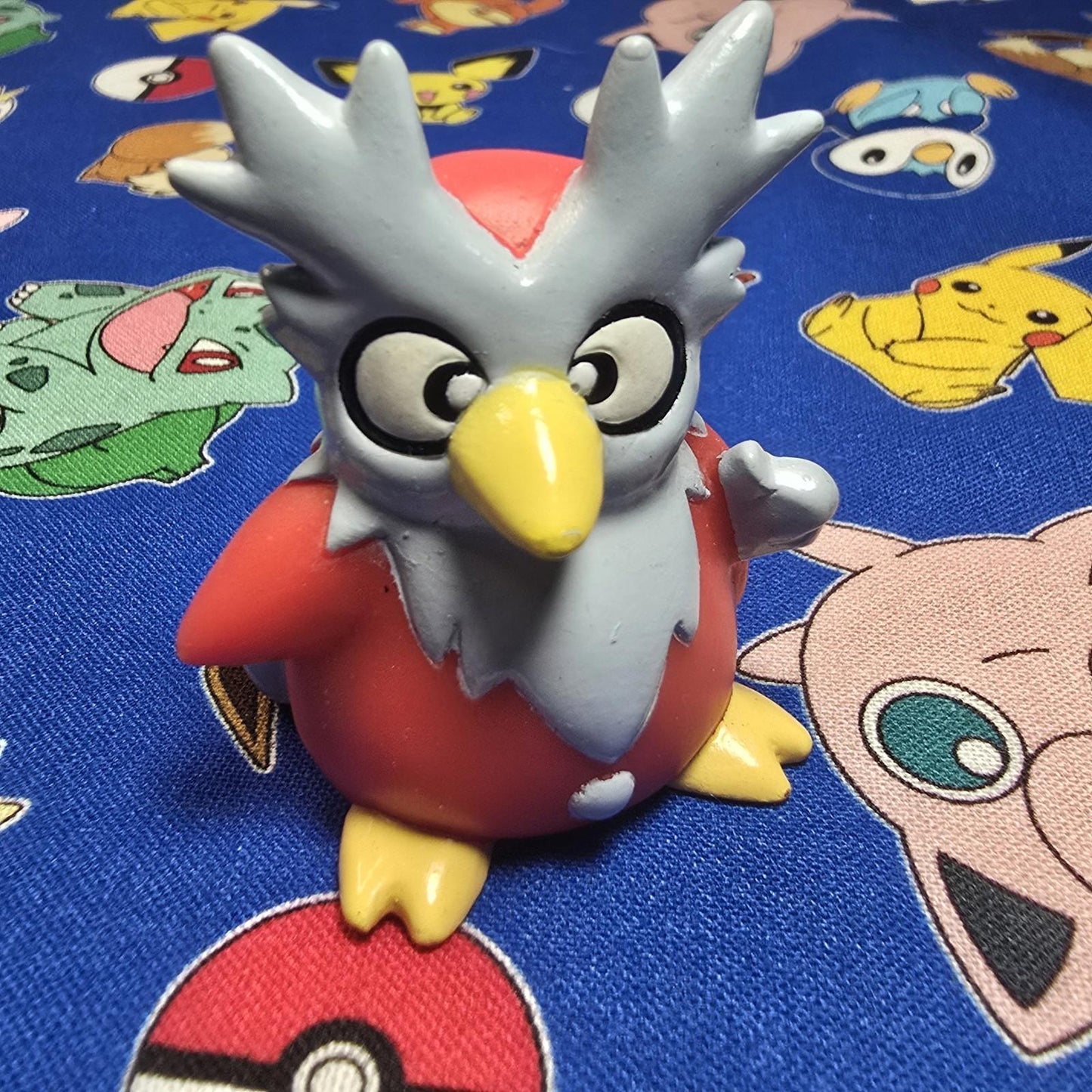 Pokemon Delibird Figure Finger Puppet 2001 Nintendo Bandai PVC Vintage Japan USA