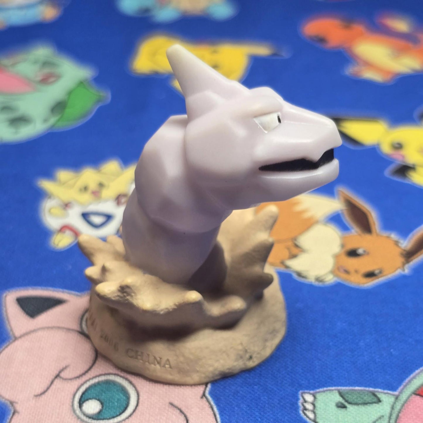 Pokemon Onix Figure Finger Puppet 2006 Nintendo Bandai PVC Vintage Japan USA