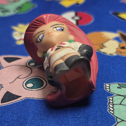 Pokemon Jessie Team Rocket Figure Finger Puppet 1998 Nintendo Bandai Vintage US