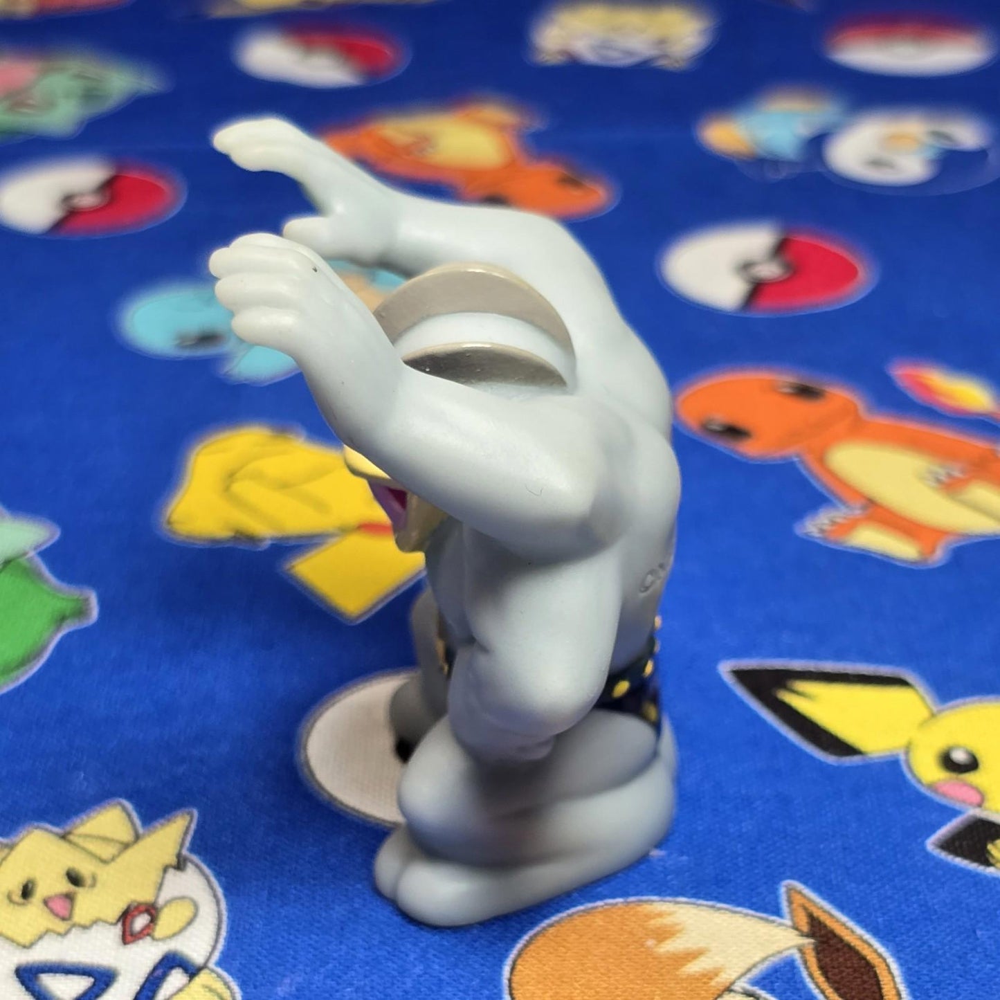 Pokemon Machamp Figure Finger Puppet 2009 Nintendo Bandai PVC Japan USA Seller