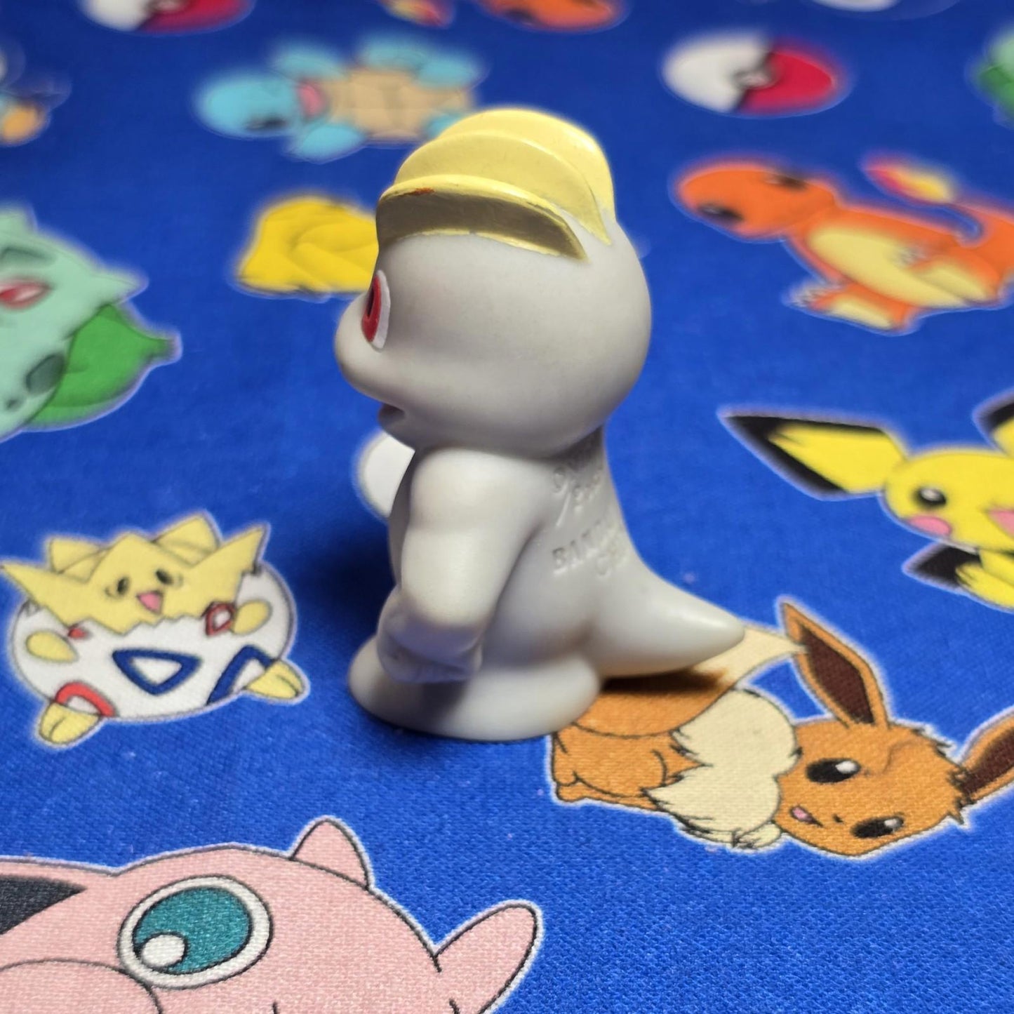 Pokemon Machop Figure Finger Puppet 2009 Nintendo Bandai PVC Japan USA Seller