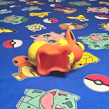 Pokemon Flareon Figure Finger Puppet 2008 Nintendo Bandai PVC Japan USA Seller