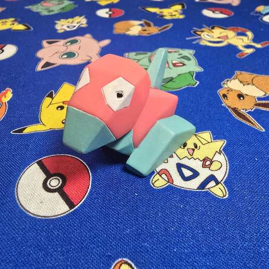 Pokemon Porygon Light Figure Finger Puppet 1996 Nintendo Bandai Vintage Japan US