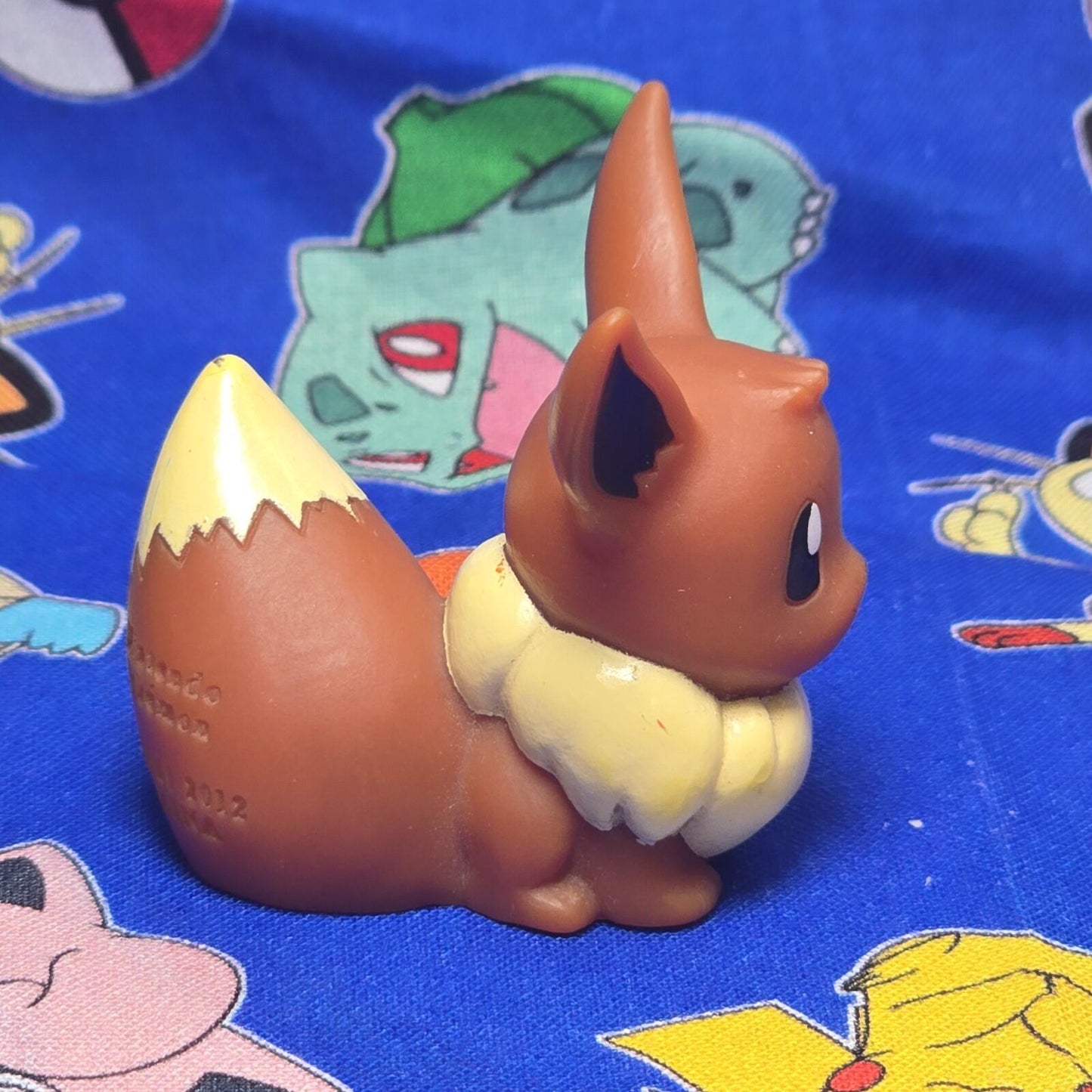 Pokemon Eevee Figure Finger Puppet 2012 Nintendo Bandai PVC Japan USA Seller
