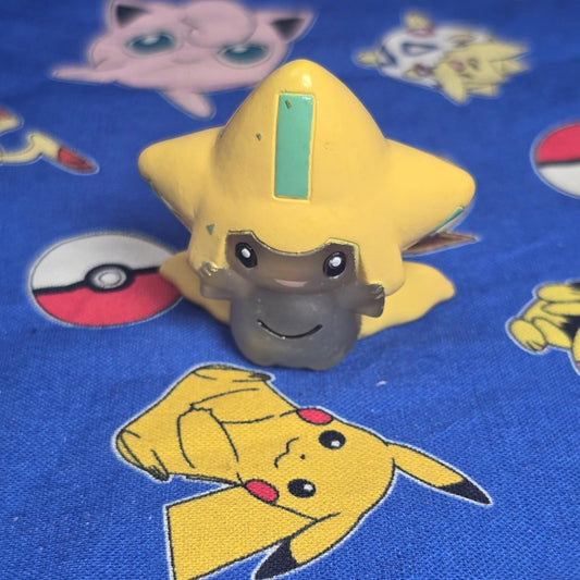 Pokemon Jirachi Clear Figure Finger Puppet 2003 Nintendo Bandai Vintage Japan US
