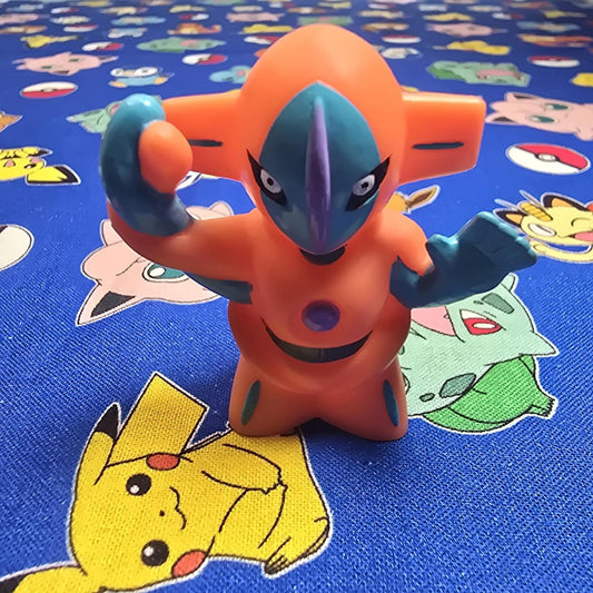 Pokemon Deoxys Neutral Figure Finger Puppet 2004 Nintendo Bandai PVC Vintage USA