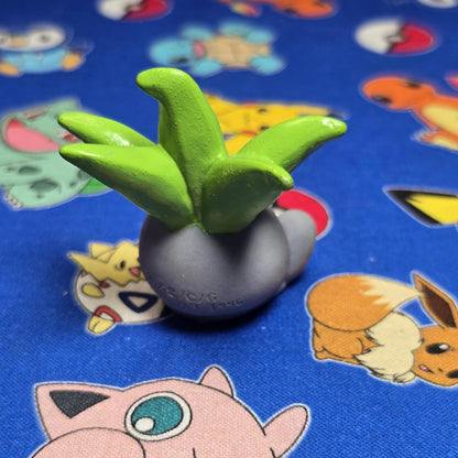 Pokemon Oddish Figure Finger Puppet 1996 Nintendo Bandai PVC Japan Vintage USA