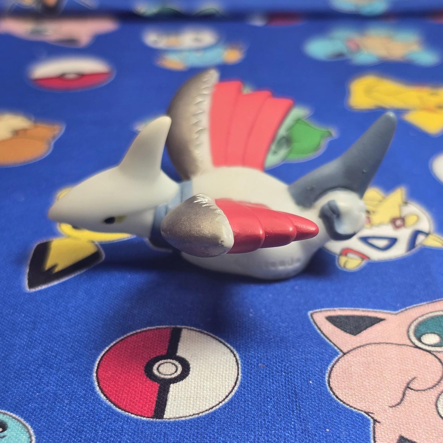 Pokemon Skarmory Figure Finger Puppet 2006 Nintendo Bandai PVC Vintage Japan US