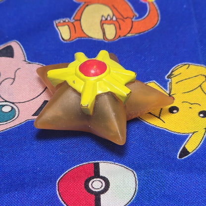 Pokemon Staryu Clear Figure Finger Puppet 1997 Bandai Nintendo Vintage Japan USA