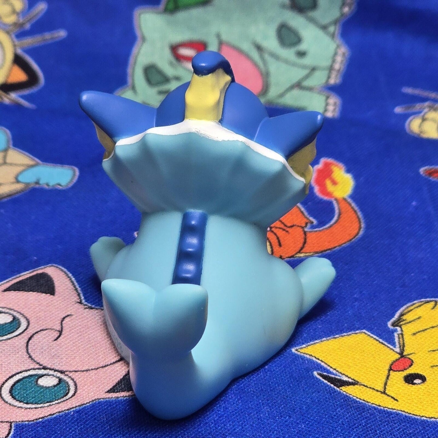 Pokemon Vaporeon Figure Finger Puppet 2024 Nintendo Bandai PVC Japan Vintage USA