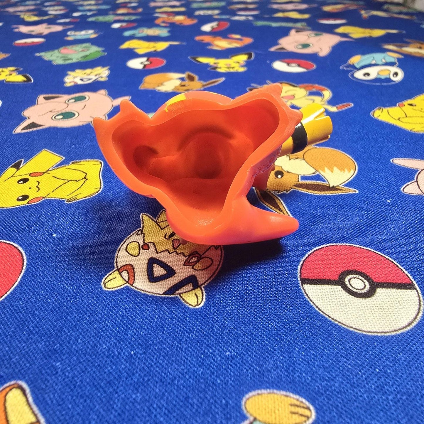 Pokemon Magmortar Figure Finger Puppet 2008 Nintendo Bandai PVC Japan USA Seller