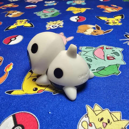 Pokemon Aron Figure Finger Puppet 2004 All Nintendo Bandai PVC Japan Vintage USA
