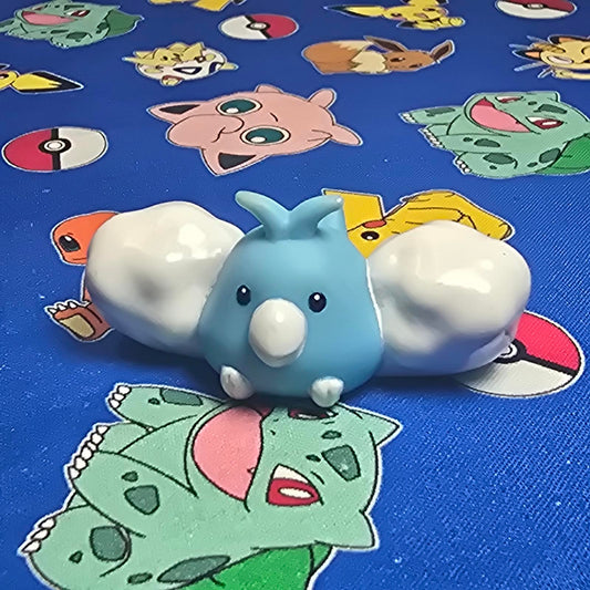 Pokemon Swablu Figure Finger Puppet 2005 Nintendo Bandai PVC Vintage Japan USA