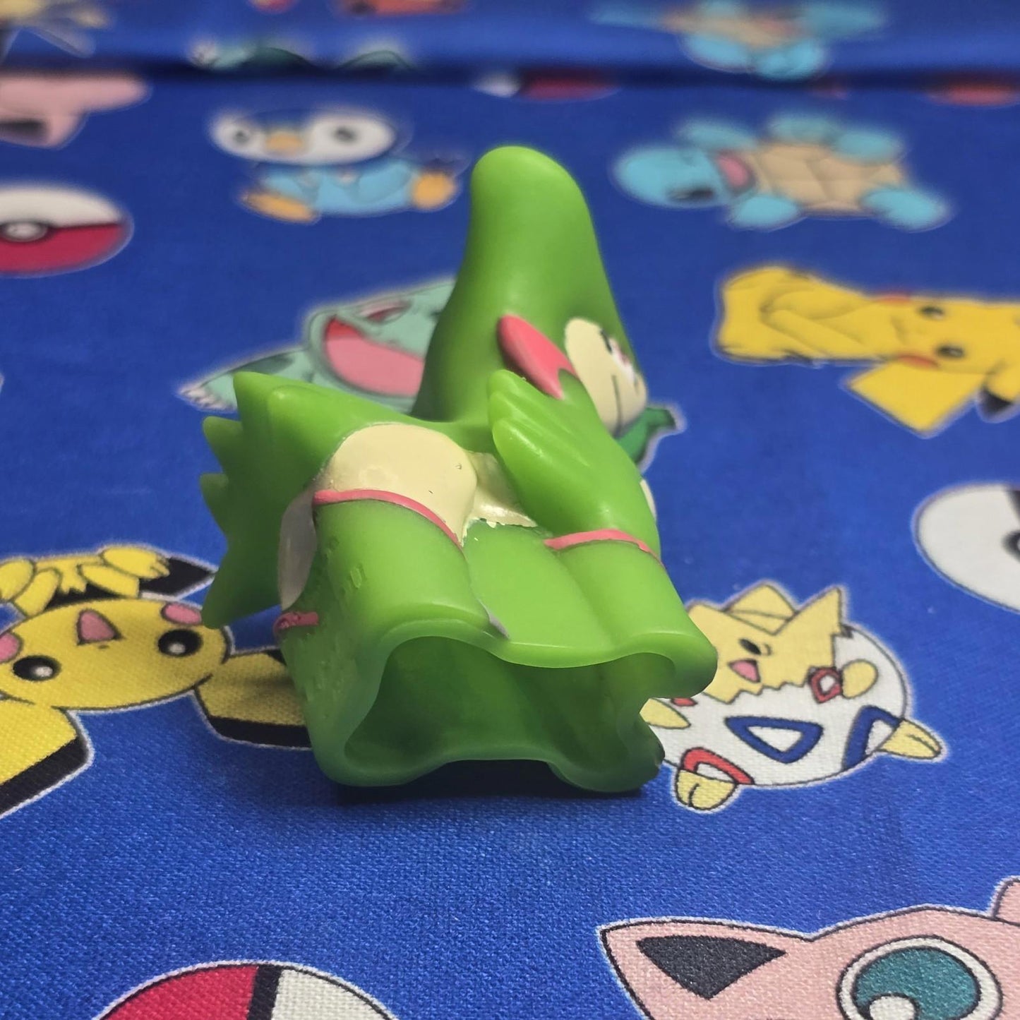 Pokemon Virizion Figure Finger Puppet 2011 Nintendo Bandai PVC Japan USA Seller