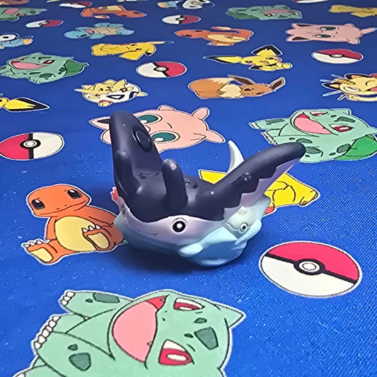 Pokemon Mantine Figure Finger Puppet 2006 Nintendo Bandai PVC Japan USA Seller