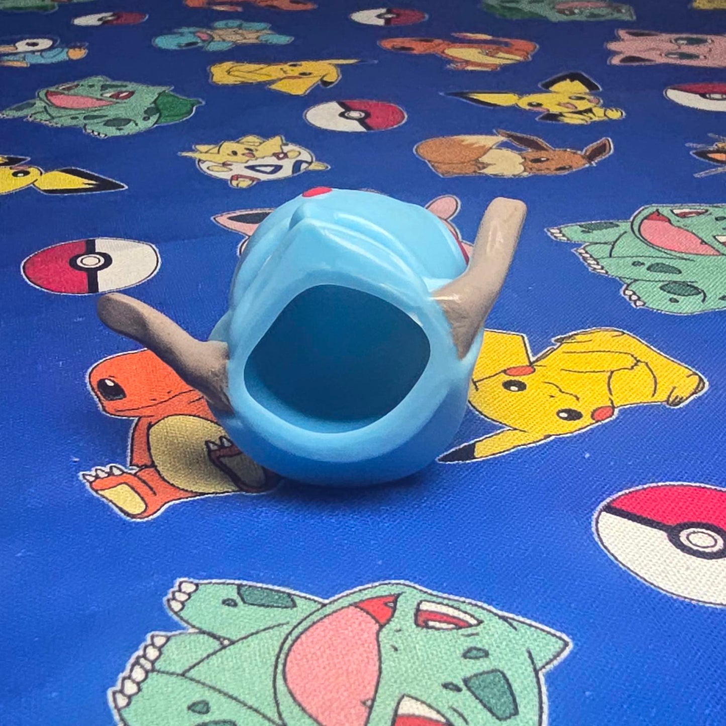 Pokemon Tentacool Figure Finger Puppet 1998 Nintendo Bandai PVC Vintage Japan US