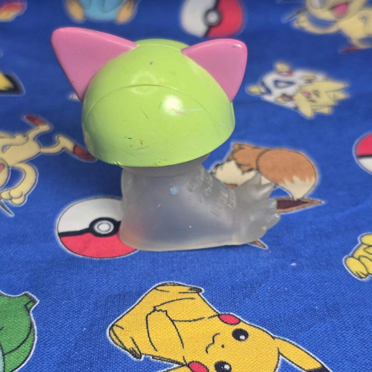 Pokemon Ralts Clear Figure Finger Puppet 2004 Nintendo Bandai Vintage Japan USA