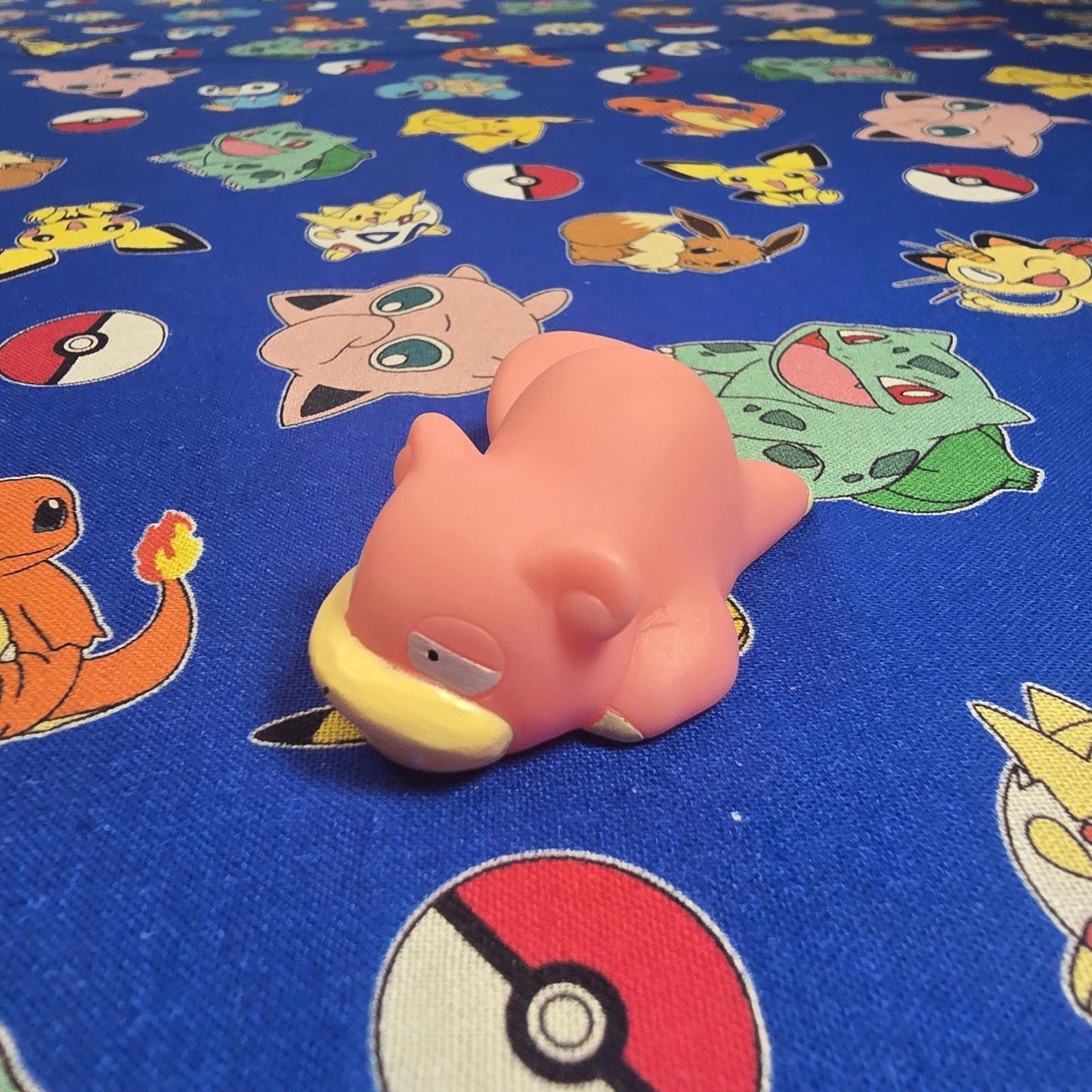 Pokemon Slowpoke Figure Finger Puppet 1997 Bandai Nintendo PVC Vintage Japan USA