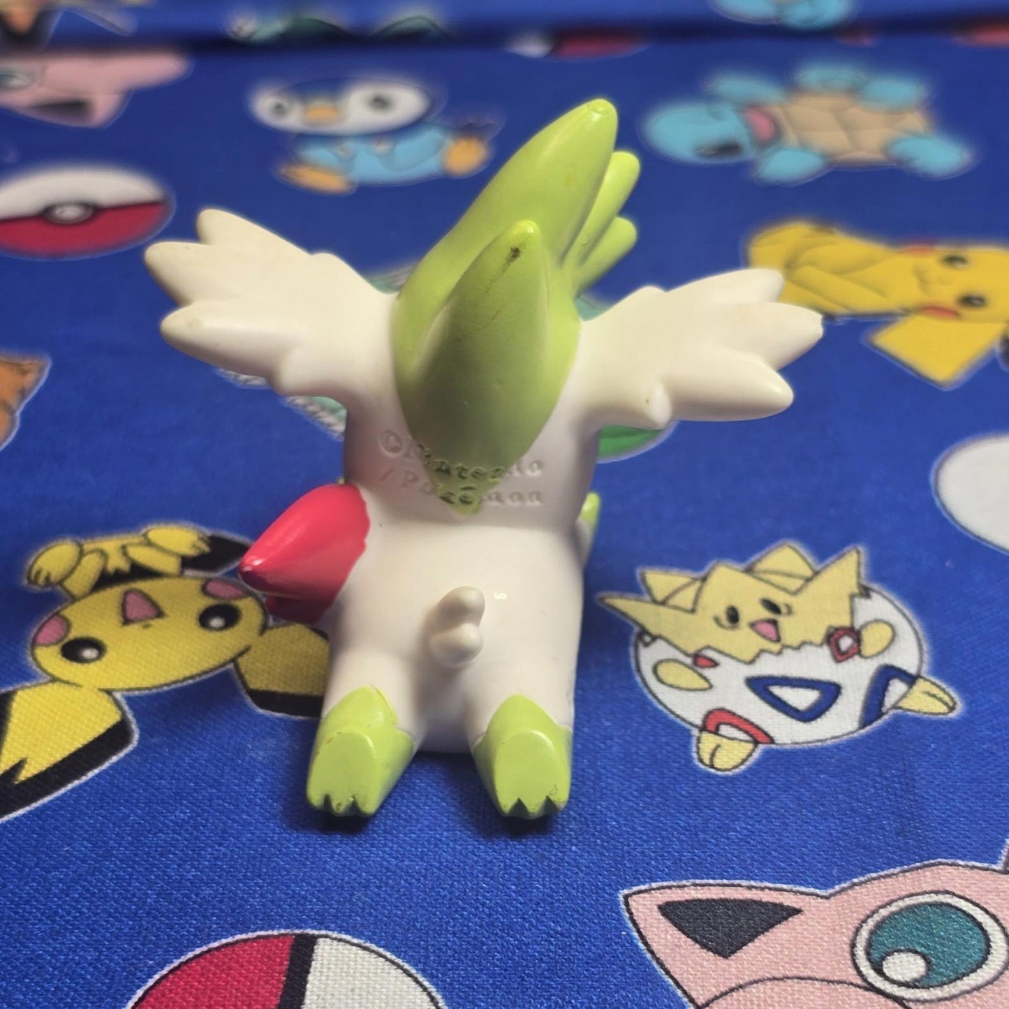 Pokemon Shaymin Sky Figure Finger Puppet 2008 Nintendo Bandai  Japan USA Seller