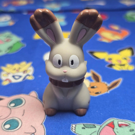 Pokemon Bunnelby Figure Finger Puppet 2013 Nintendo Bandai PVC Japan USA Seller