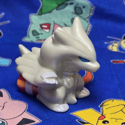 Pokemon Reshiram Metallic Figure Finger Puppet 2010 Nintendo Bandai Japan USA