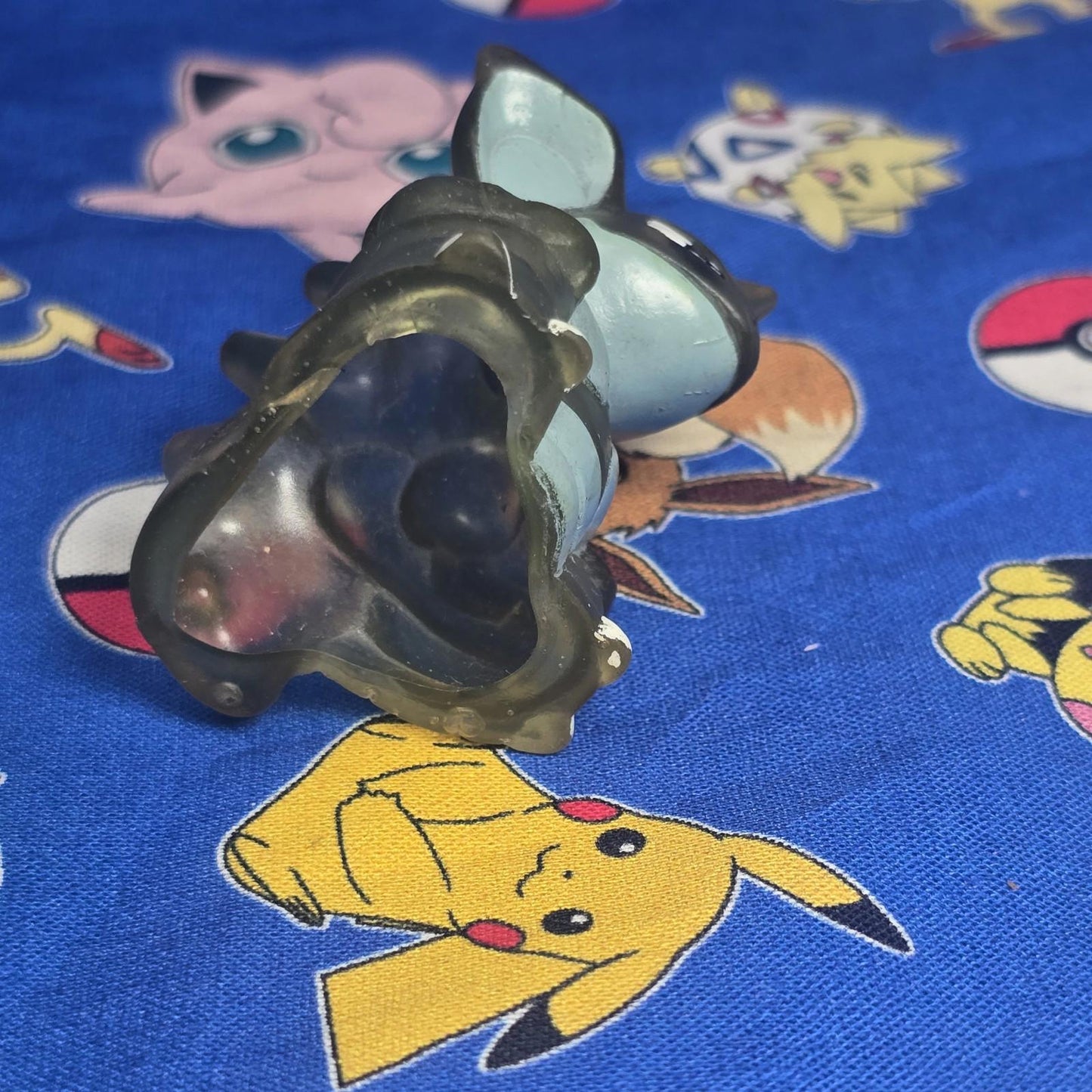 Pokemon Nidoqueen Clear Figure Finger Puppet 1996 Nintendo PVC Bandai Japan USA
