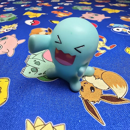 Pokemon Wobbuffet Figure Finger Puppet 2005 Nintendo Bandai PVC Vintage Japan US