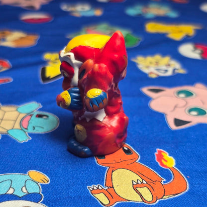 Pokemon Infernape Figure Finger Puppet 2008 Nintendo Bandai PVC Japan USA Seller
