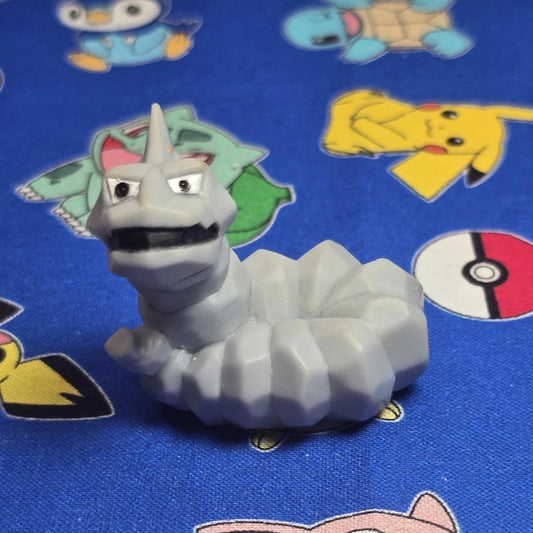 Pokemon Onix Dark Figure Finger Puppet 1997 Bandai Nintendo Vintage Japan USA