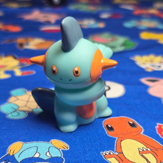 Pokemon Marshtomp Figure Finger Puppet 2005 Nintendo Bandai PVC Vintage Japan US