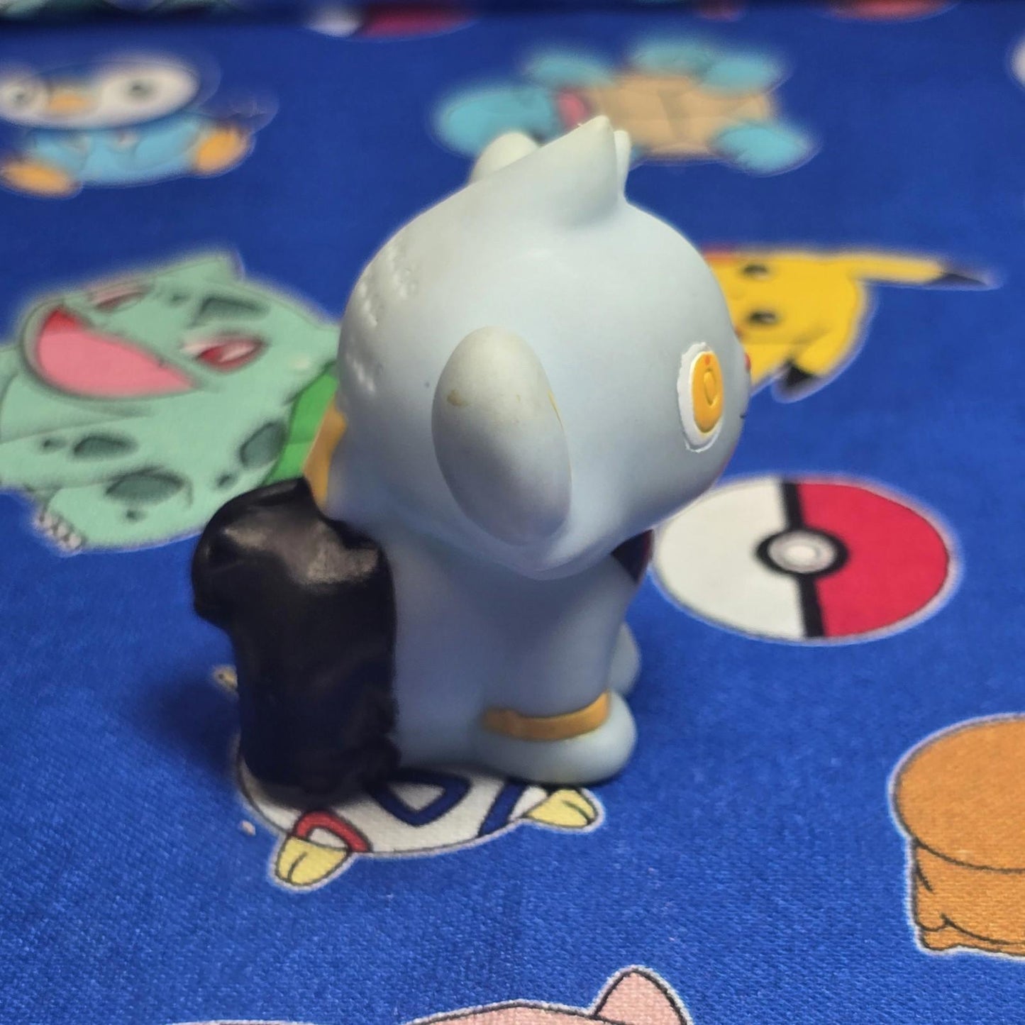Pokemon Shinx Figure Finger Puppet 2006 Nintendo Bandai PVC Vintage Japan USA