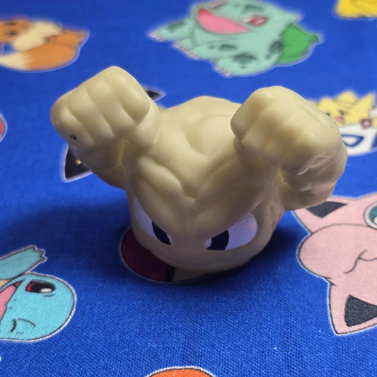 Pokemon Geodude Figure Finger Puppet 1997 Bandai Nintendo PVC Vintage Japan USA