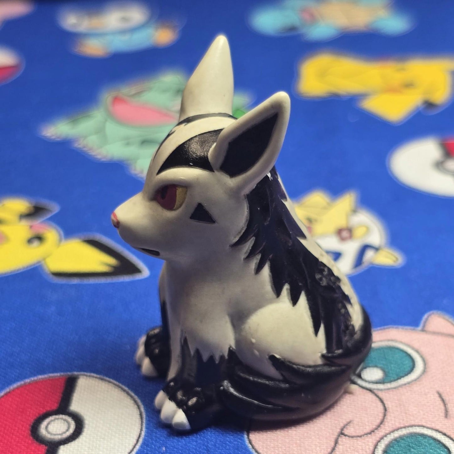 Pokemon Mightyena Figure Finger Puppet 2003 Nintendo Tomy PVC Japan US Seller