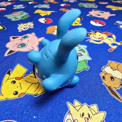 Pokemon Azumarill Figure Finger Puppet 2006 Nintendo Bandai PVC Japan USA Seller