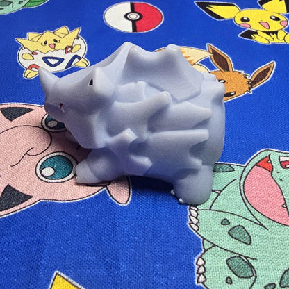 Pokemon Rhyhorn Figure Finger Puppet 2013 Nintendo Bandai PVC Japan US Seller