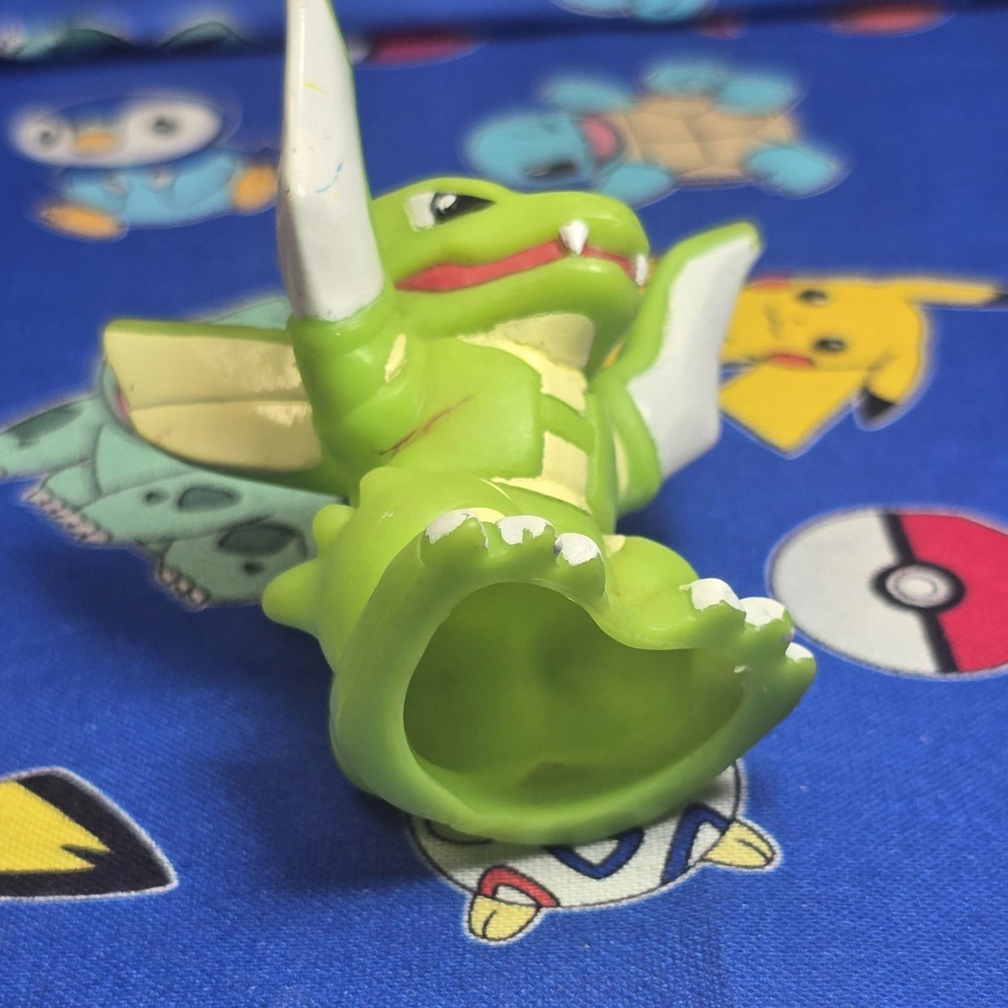 Pokemon Scyther Figure Finger Puppet 1998 Nintendo Bandai PVC Vintage Japan USA