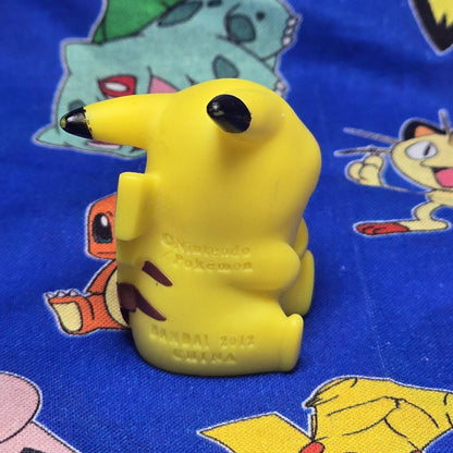 Pokemon Pikachu Figure Finger Puppet 2012 Nintendo Bandai PVC Japan USA Seller