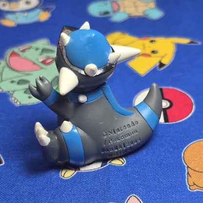Pokemon Rampardos Figure Finger Puppet 2009 Nintendo Bandai PVC Japan USA Seller