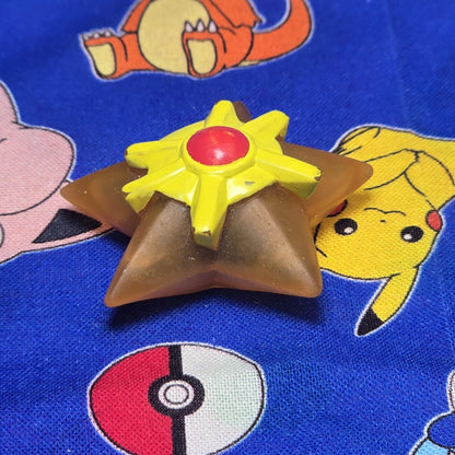 Pokemon Staryu Clear Figure Finger Puppet 1997 Bandai Nintendo Vintage Japan USA