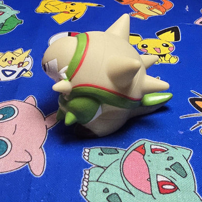 Pokemon Chesnaught Figure Finger Puppet 2014 Nintendo Bandai Vintage Japan USA
