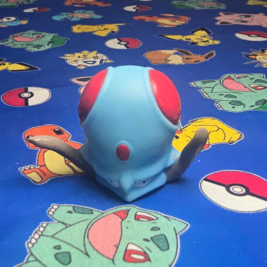 Pokemon Tentacool Figure Finger Puppet 1998 Nintendo Bandai PVC Vintage Japan US