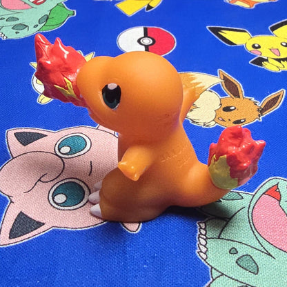 Pokemon Charmander Figure Finger Puppet 2012 Nintendo Bandai PVC Japan US Seller