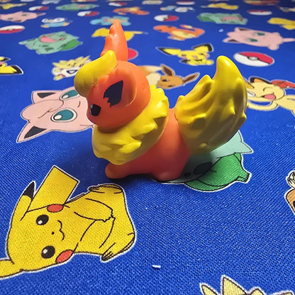 Pokemon Flareon Figure Finger Puppet 2012 Nintendo Bandai PVC Japan USA Seller