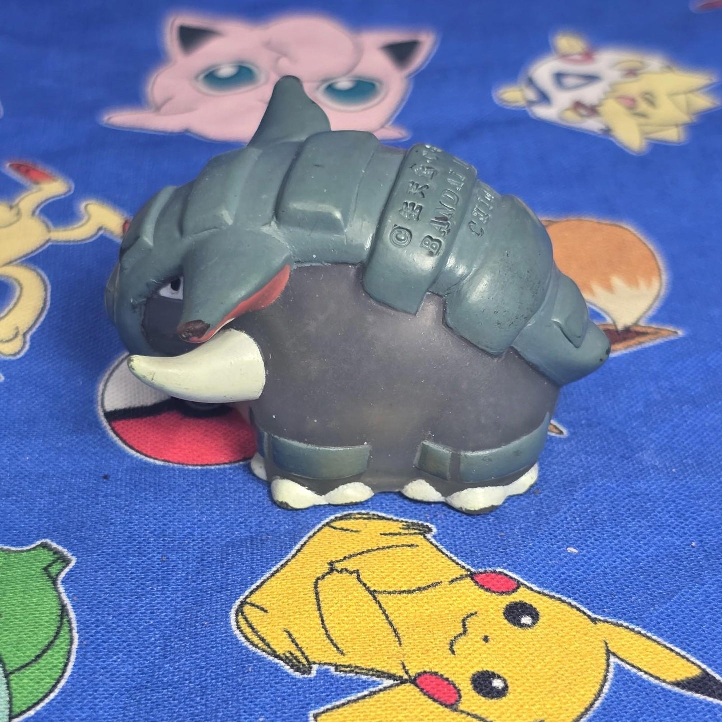 Pokemon Donphan Clear Figure Finger Puppet 1999 Nintendo Bandai Vintage Japan US
