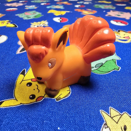 Pokemon Vulpix Figure Finger Puppet 2009 Nintendo Bandai PVC Japan US Seller