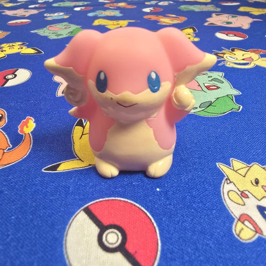 Pokemon Audino Figure Finger Puppet 2010 Nintendo Bandai PVC Japan USA Seller