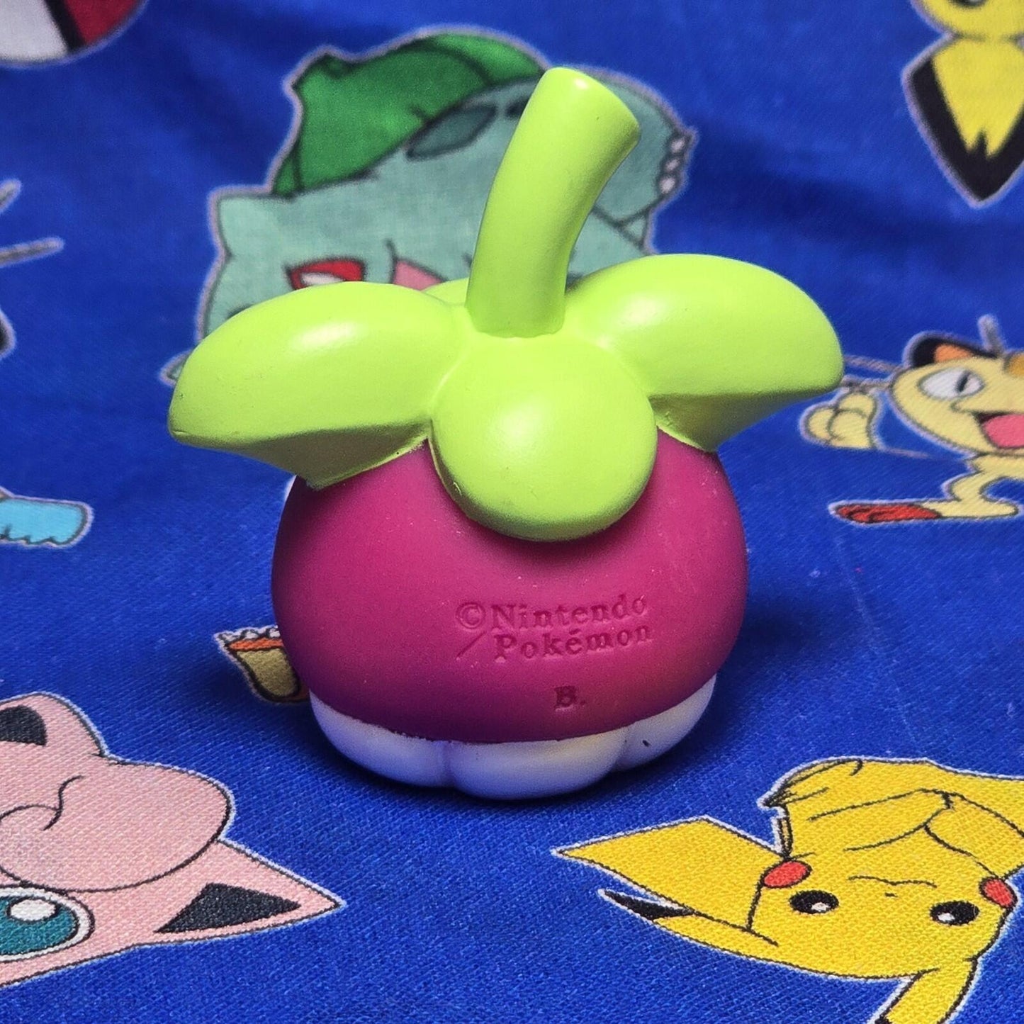Pokemon Bounsweet Figure Finger Puppet 2017 Nintendo PVC Bandai Japan USA Seller