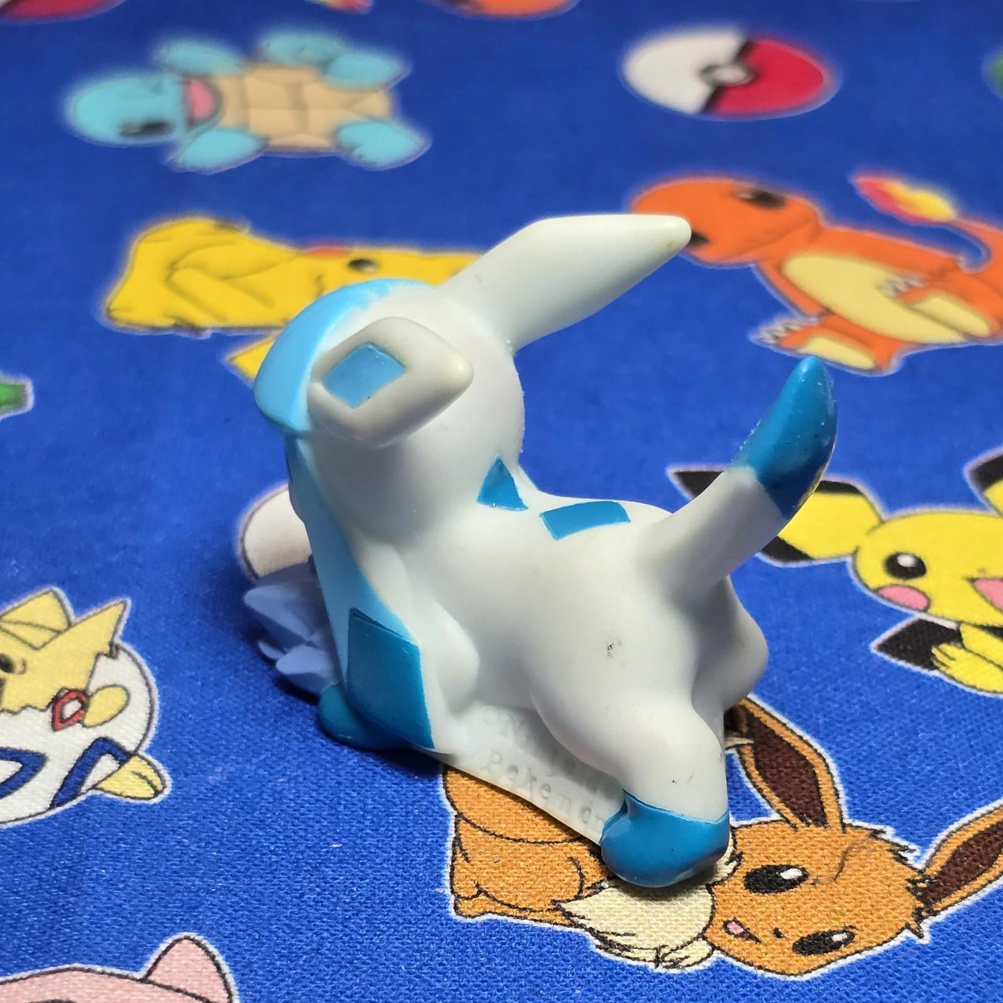 Pokemon Glaceon Figure Finger Puppet 2013 Nintendo Bandai PVC Japan USA Seller