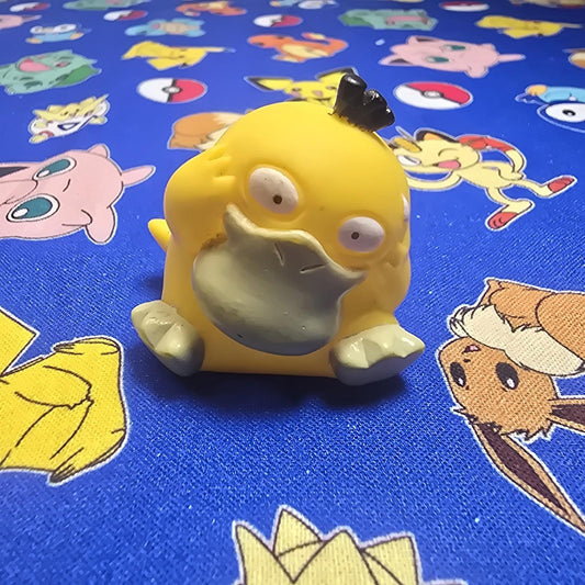 Pokemon Psyduck Figure Finger Puppet 1998 Nintendo Bandai PVC Vintage Japan USA